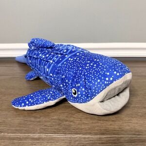 Adventure Planet Georgia Aquarium Whale Shark Plush Blue Spotted Stuffed Toy 15"